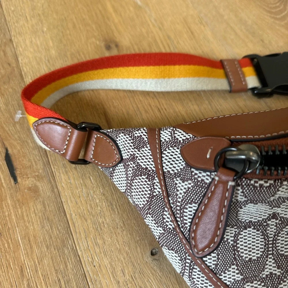 Disney X Coach League Crossbody Bag Signature Textile Jacquard Mickey Mouse - Picture 10 of 11